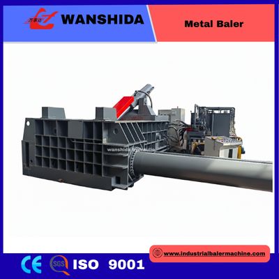 Hydraulic Metal Baler Heavy-Duty Side Push-Out Scrap Metal Compactor