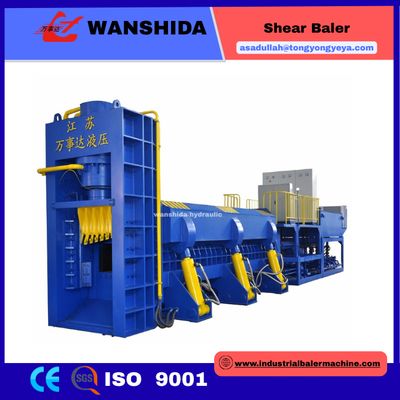 630 Ton Scrap Metal Shear Baler With 5000×1750×950mm Press Room For Steel Scrap Recycling And Furnace Charge Preparation