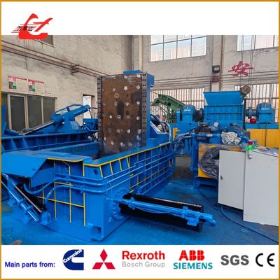 2000KN Hydraulic Scrap Baler 4000-5000 Kg/H for high-capacity metal recycling plants