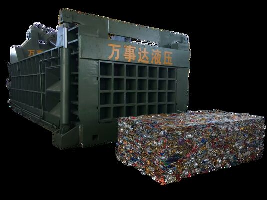 Wear-Resistant 315Ton Hydraulic Metal Baler Front Push Out For Steel Scrap Recycling