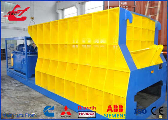 Horizontal Container Scrap Shear 4000kN Cutting Force 1400mm Blade For Steel Plate And Container Scrap