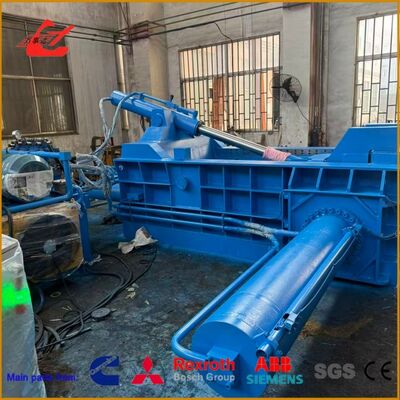Easy Maintenance Push-Out Tire Wire Baling Press Machine With PLC Control For Better ROI In Tire Recycling Operations