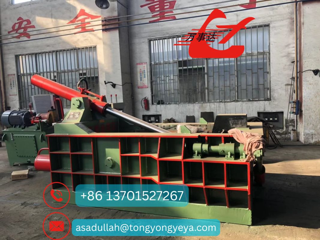 High Safety Automatic Metal Recycling Baler For Scrap Management