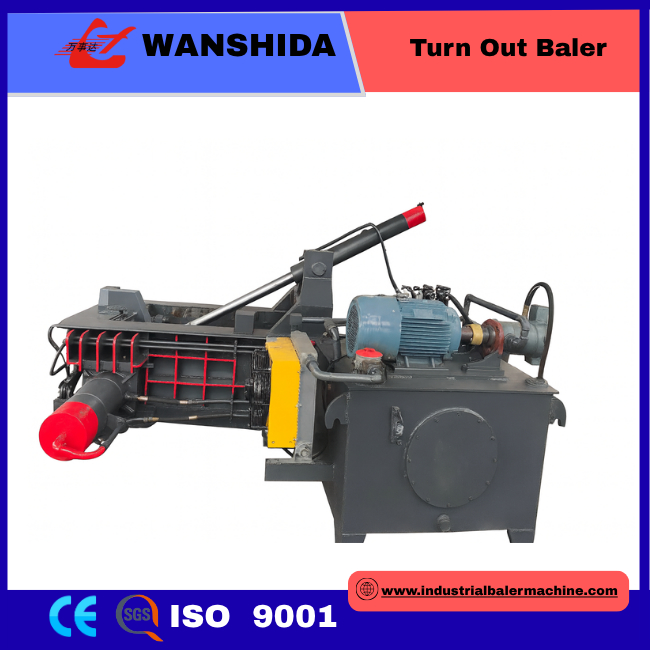 High-Performance Turn-Out Type Metal Baler for Scrap Recycling