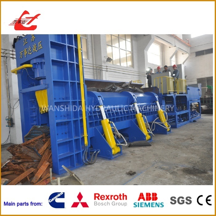 Large Hydraulic Baler Shear With 630T Hydraulic System For Round Bars, Angle Irons, And Steel Plates