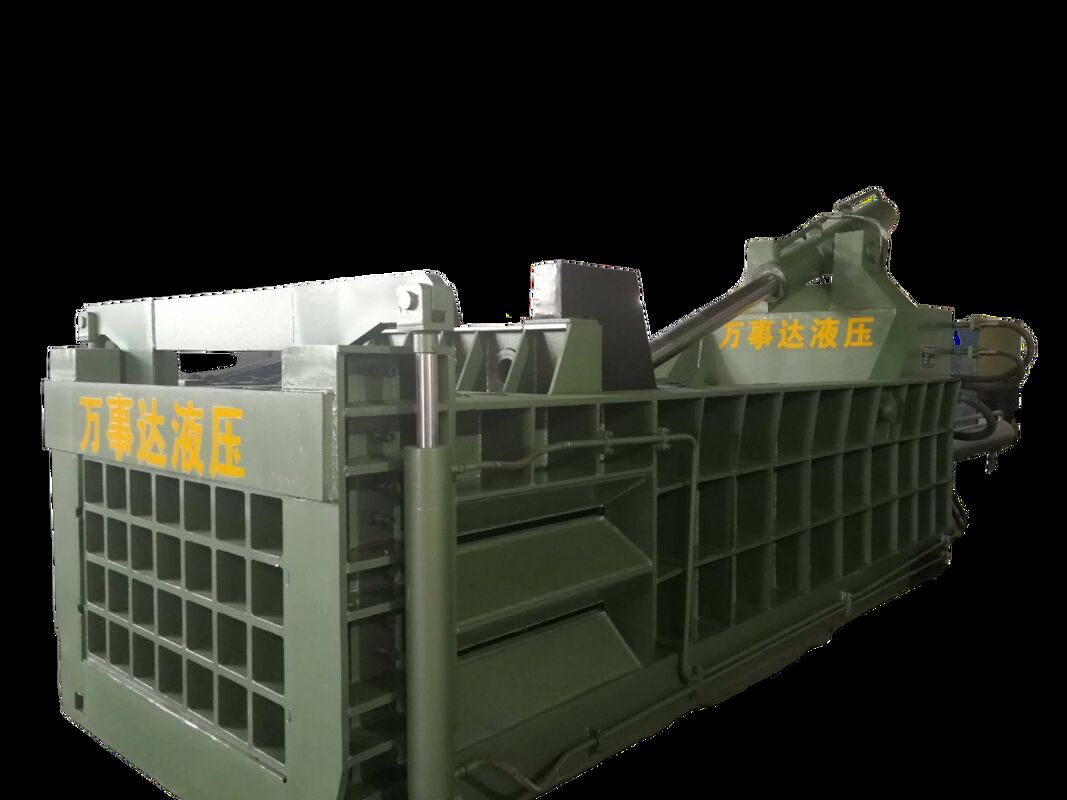 Wear-Resistant 315Ton Hydraulic Metal Baler Front Push Out For Steel Scrap Recycling