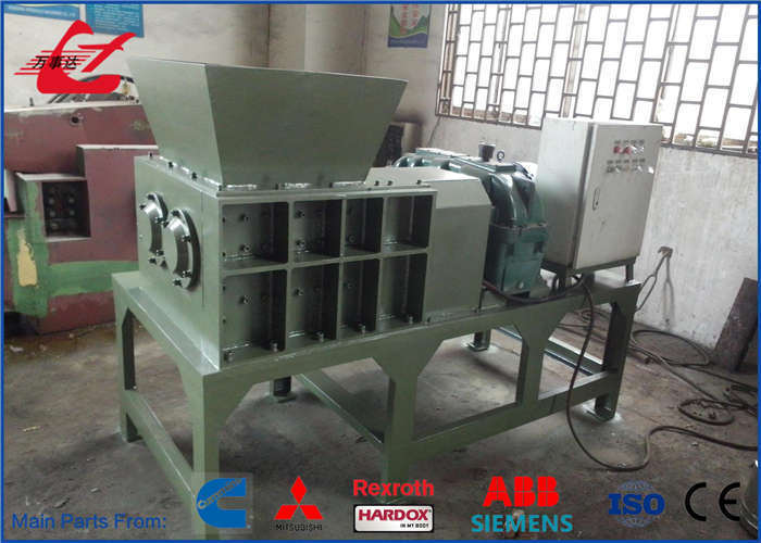 User-friendly 22 kW Metal Shredder with Wide Feeding Hopper for High-Volume Scrap Processing
