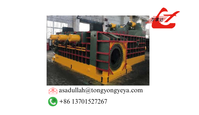 Efficiently Process Heavy Steel Large Aluminum Castings and More with the Wanshida Y83Q-10000 Hydraulic Metal Baler