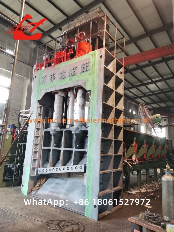 High Efficiency Hydraulic Scrap Gantry Shear 8000kN for Metal Recycling Shearing with PLC Automatic Control