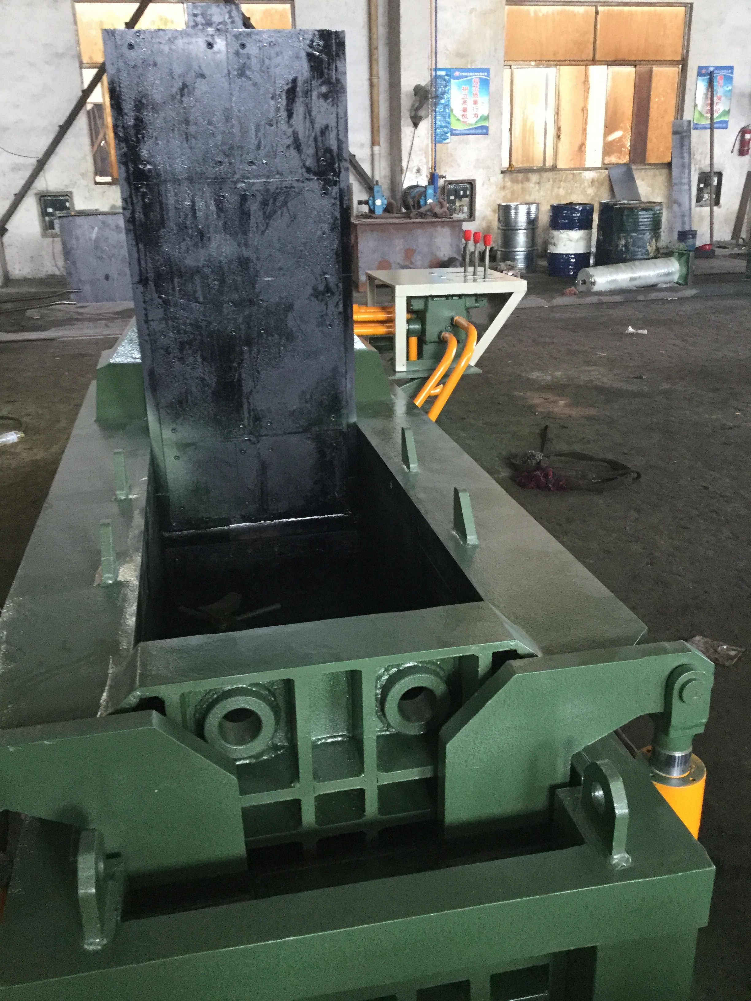 High Density 160Ton Hydraulic Metal Baler Scrap Compaction Solution 22kw For Efficient Recycling