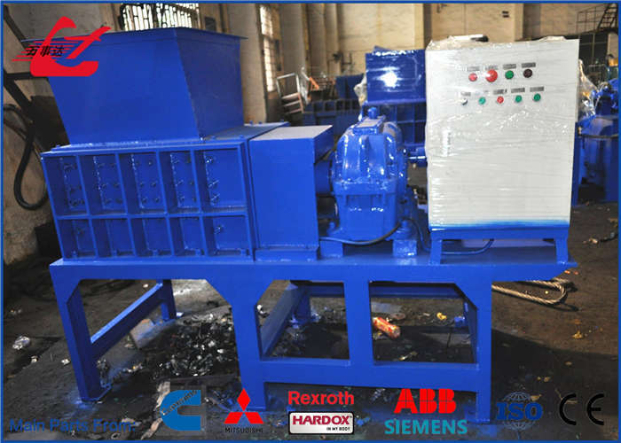 Compact Metal Shredder with 30 × 30 mm Output for Small Recycling Lines