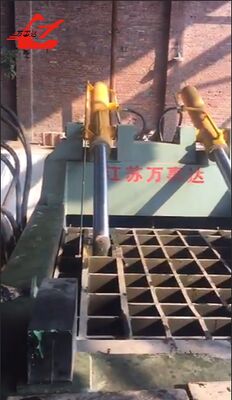 مكبس خردة هيدروليكي شديد التحمل بقدرة 60 كيلو واط، قوة 2500 كيلو نيوتن لإعادة تدوير حديد التسليح والفولاذ