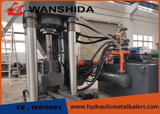 مطبخ بريكيت هيدروليكي ذو كفاءة عالية Y83-3150 مع 3150kN القوة الاسمية وحجم البريكتة 125 × ((50-60) م